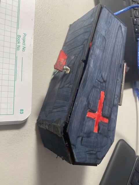 Painted enclosure angle