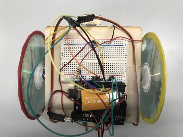 Chassis top view