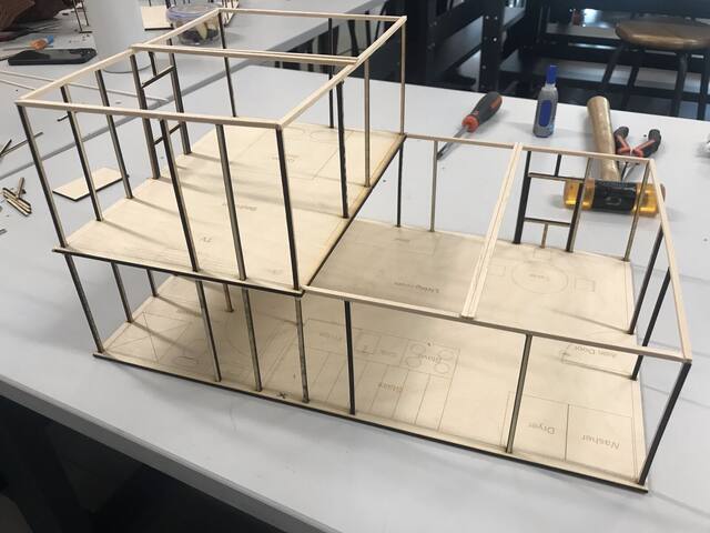 Wooden framework