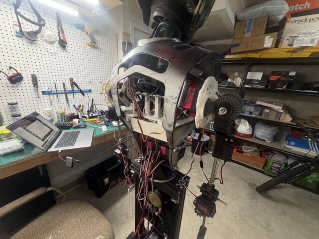 Robot rear view