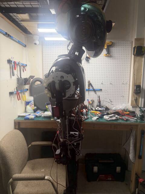 Robot side view