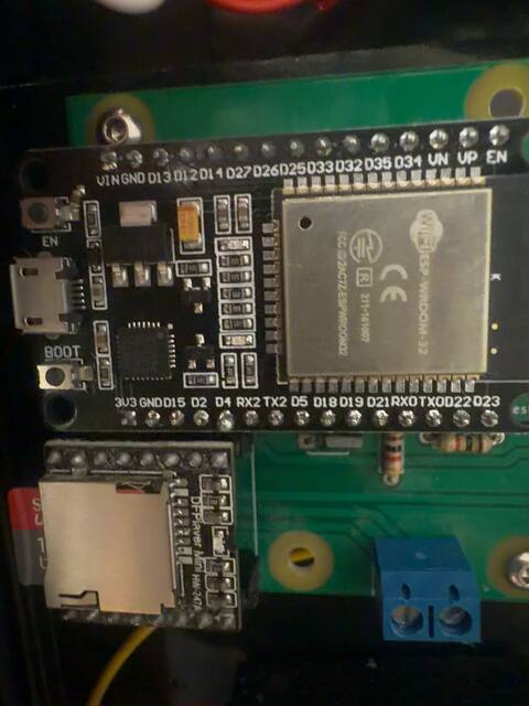 ESP32 controller closeup